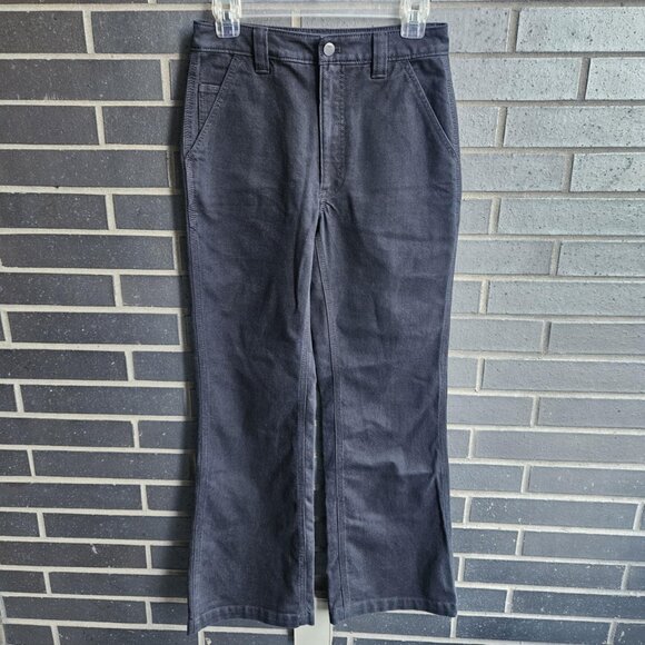 TNA Artizia Black Wide Leg Cotton High Waisted Jeans Size 4 Trendy Neutral - Picture 2 of 16